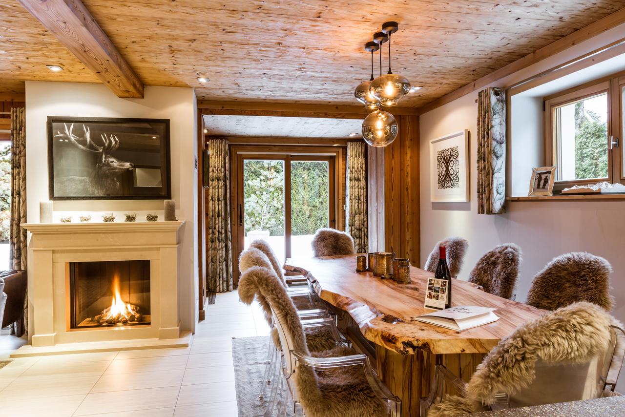 Apartment Au Bon Coin - Luxury Chamonix Hidden Haven, Mont Blanc View, Hot Tub And Garden ภายนอก รูปภาพ
